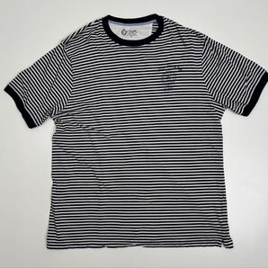 CHAPS チャップス ボーダー柄 Tシャツ リンガーT メンズ XLサイズ ネイビー&ホワイト ビッグサイズ