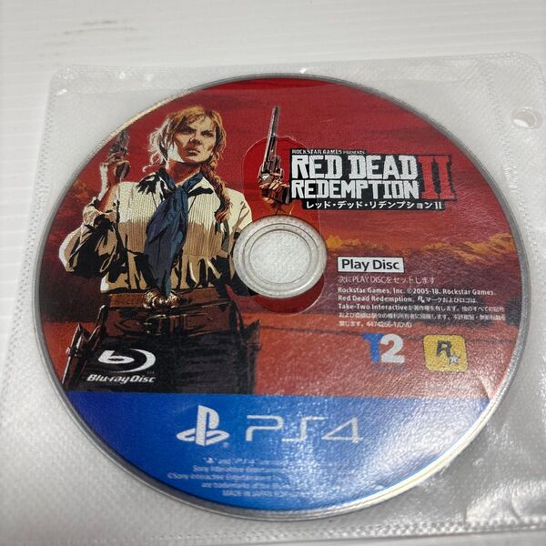 【ジャンク】PS4 RDR2 ディスクのみ ケースなし レッドデッドリデンプションⅡ