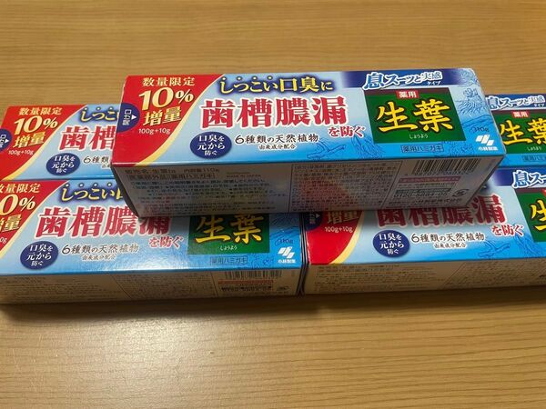 生葉(しょうよう)息スーッと実感タイプ 100g+10g 増量 歯磨き粉