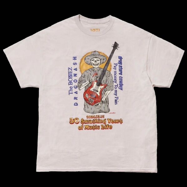 TheBONEZ PTP Dragonash TSUYOSHI 50歳記念Tシャツ