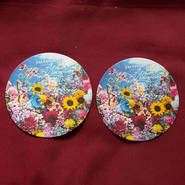 FAUCHON Hotel Kyoto × 蜷川実花 コースター 2枚