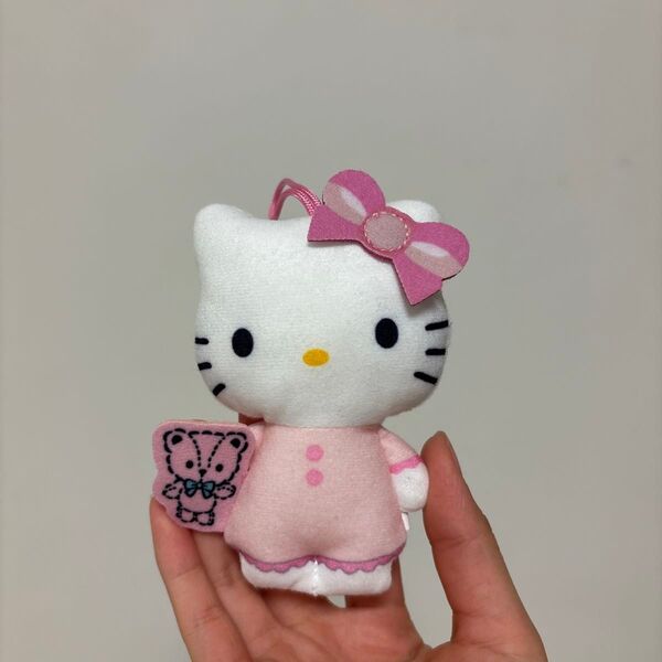 ハローキティ ハッピーセットぬいぐるみ マスコット ピンク