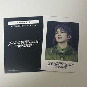 SEVENTEEN RIGHT HERE 映画 入場特典 ウォヌ