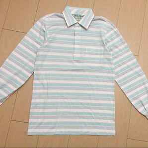マンシングウェア Munsingwear ロンティ ロンT ボーダー ポロシャツ
