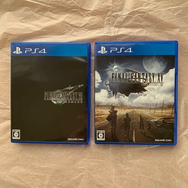 【美品】FINAL FANTASY VII REMAKE & ファイナルファンタジーXV セット PS4 FF7リメイク