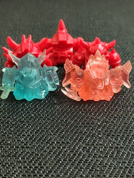 ガン消し ギネーラ ガルザーク ドーガン グルゲル ログメル ガンドランダー SDガンダム ガシャポン