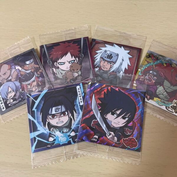 NARUTO にふぉるめーしょん シールウエハース サスケ