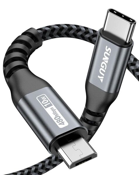 SUNGUY Type C Micro USB ケーブル 1.5M (USB C to micro) OTGケーブル