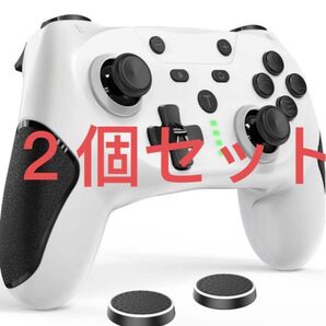 Switch コントローラー 背面ボタン付きスイッチ コントローラー 無線 マクロ機能 自動連射機能1000mAh大容 2個セット