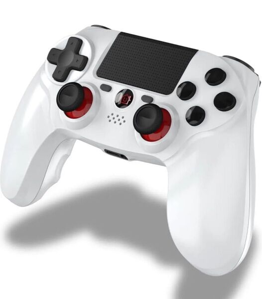 PS4コントローラー 無線 ワイヤレス ジャイロ PS4 / PS4 Pro / PS4 Slim / PC 白