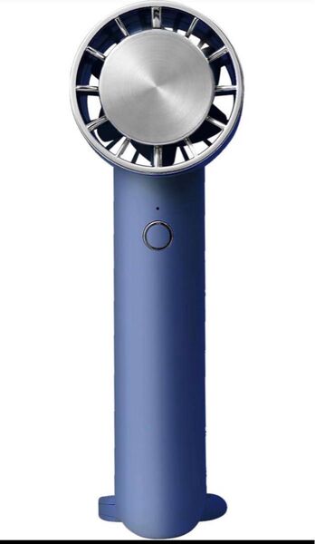 ハンディファン 冷却プレート ハンディ扇風機 静音 小型 首掛け 卓上扇風機 急速冷却 3段階風量調節 ブルー