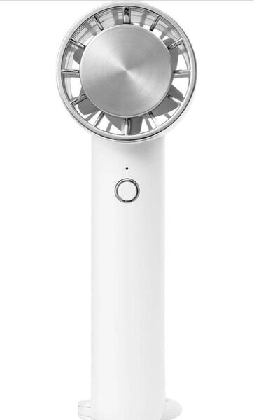 ハンディファン 冷却プレート ハンディ扇風機 静音 小型 首掛け 卓上扇風機 急速冷却 3段階風量調節 ホワイト