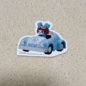 TWICE プルバックカー コレクション ガチャ ステッカー ナヨン ナブリー