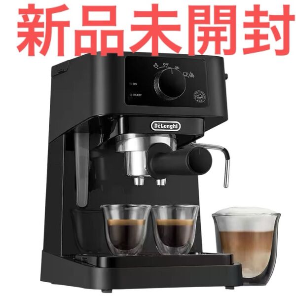 新品未開封 デロンギ スティローザ カプチーノ エスプレッソマシン EC235J-BK コーヒーメーカー DeLonghi 黒
