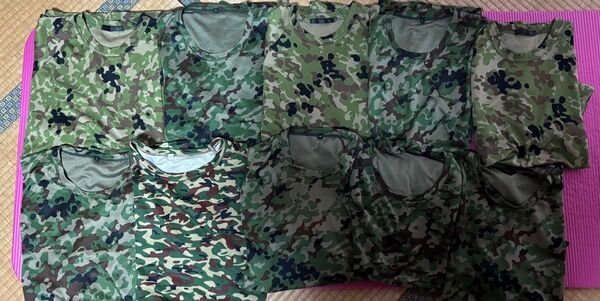 陸上自衛隊 半袖Tシャツ まとめ売り 迷彩柄