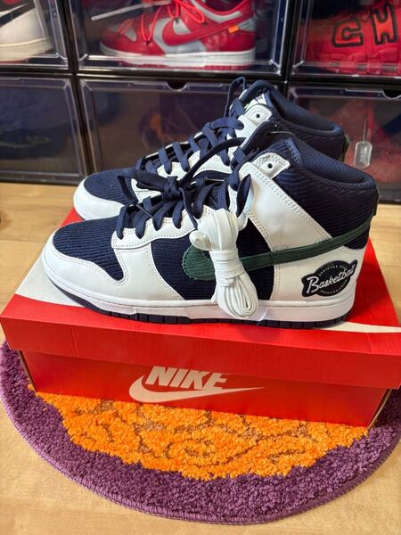 NIKE DUNK High EMB college Navy 28.0 ダンク ナイキ スニーカー