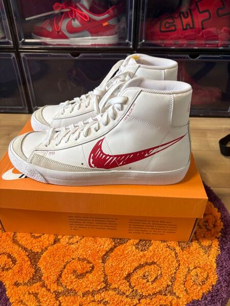 NIKE Blazer Mid 77 Red Sketch 28.0 ナイキ ブレーザー ミッド