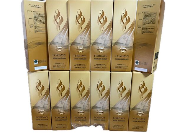 FORDAYS ナチュラルDNコラーゲン 12本セット キャップ付き