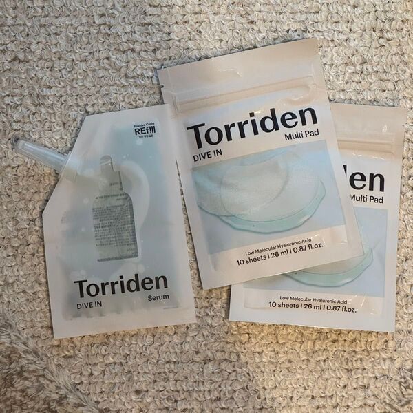 Torriden トリデン ダイブイン セラム 50ml 詰め替えパック マルチパット20シート セット商品