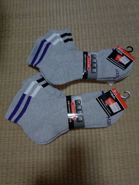 メンズ ヘインズ フルレングス ソックス 3足組 25-27cm Hanes ソックス 靴下 セット