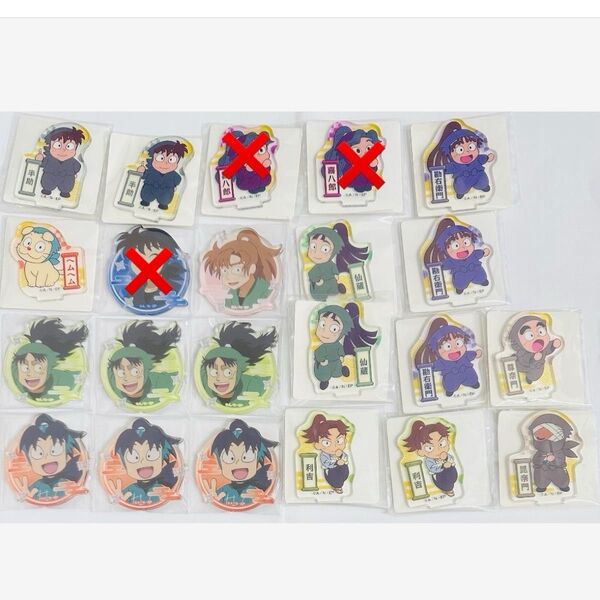 忍たま アクリルステッカー アクリミニ きり丸 土井半助 立花仙蔵 善法寺伊作 七松小平太 利吉 ざっと 尊奈門