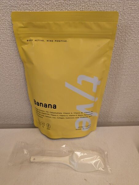 tive ティブ Wプロテイン 200g バナナ味 自然の館