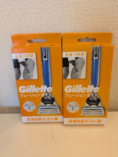 Gillette フュージョン ボディ剃刀 2個セット