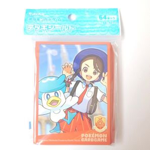 新品 未開封品 ポケモンカードゲーム デッキシールド Pokmon TRAINERS アオイ & クワッス ポケカ スリーブ