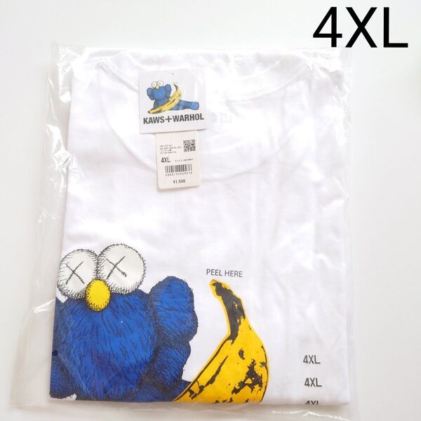4XL カウズ ウォーホル KAWS Warhol ユニクロ UT 半袖 UNIQLO 半袖Tシャツ