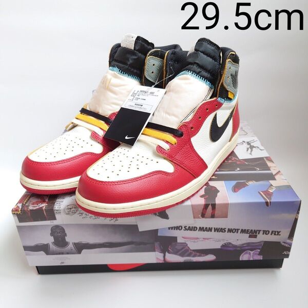 黒タグ付き 29.5cm UNION Nike Air Jordan 1 Retro High OG Chicago Shadow