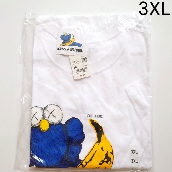 3XL カウズ ウォーホル KAWS Warhol ユニクロ UT 半袖 UNIQLO 半袖Tシャツ コラボ