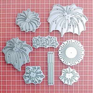 花火 カッティングダイ セット