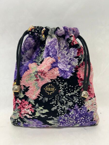FEILER フェイラー 巾着袋 花柄 ポーチ