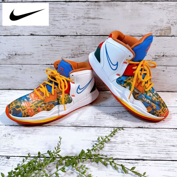 【1回のみ使用】限定色 美品 NIKE ナイキ カイリー マルチカラー 25cm
