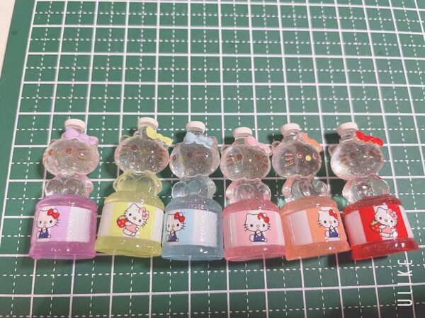 6色セット ドリンクデコパーツ