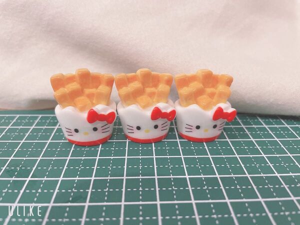 ポテト 3個セット デコパーツ