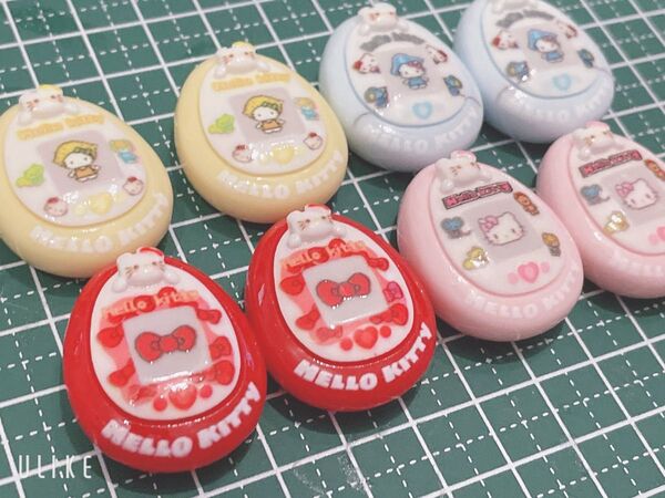 たまごっち 8個セット デコパーツ