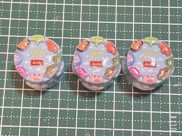 立体ケーキ デコパーツ 3個セット