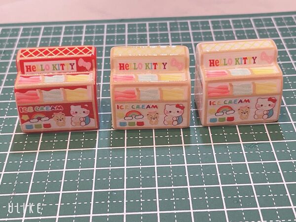 アイス屋さん 立体デコパーツ