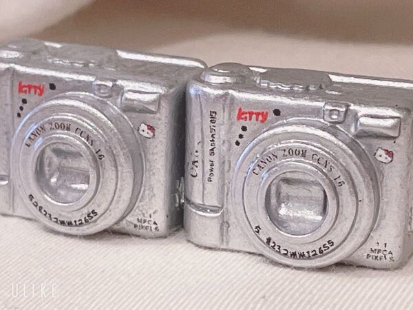 平成レトロデジカメ kt 4個セット デコパーツ