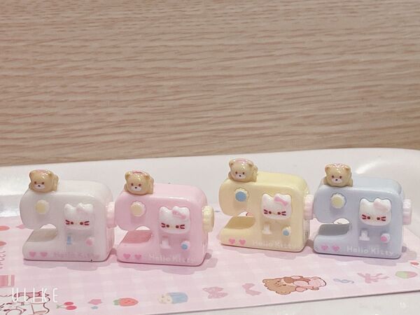 ミシン デコパーツ ミニチュア 4種