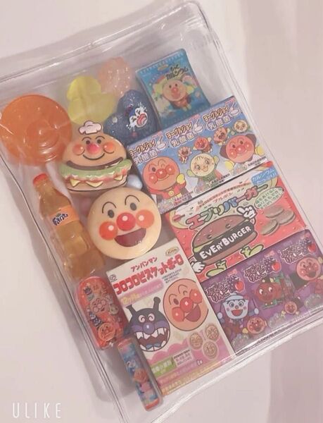 つめつめ袋 アンパンマン デコパーツ