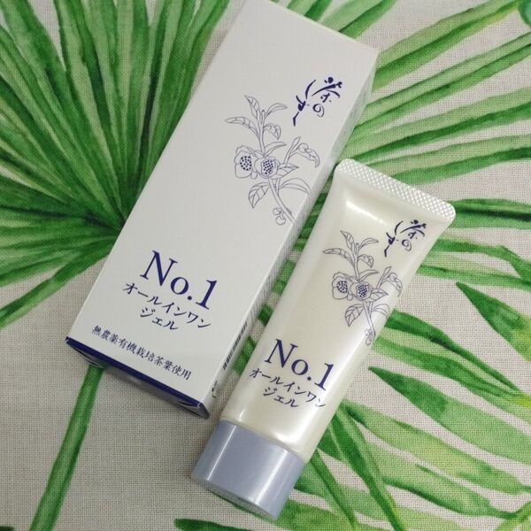 悠香 No.1オールインワンジェル 50gパッケージ 茶のしずく ナンバーワンジェル No.1ジェル 無農薬有機栽培茶葉 茶エキス