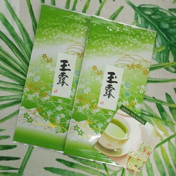 玉露 緑茶 茶葉 日本茶 2袋セット 静岡 山田園 玉露 Japanese tea グリーンティー 国産茶葉