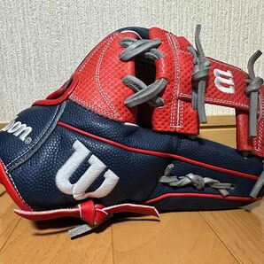 Wilson 87型 軟式 ワナビー 小指2本 店舗型付け済み