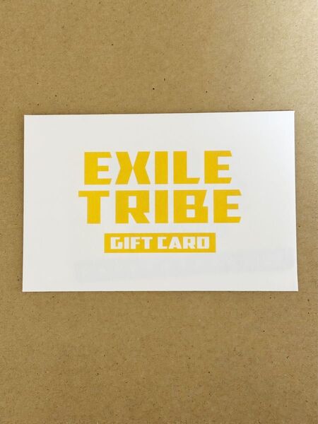 EXILE TRIBE GIFT CARD 10000 エグザイル トライブ LDH トラステ 三代目 RAMPAGE ランペほか