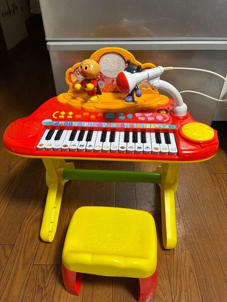 【美品】 アンパンマン キーボード キラピカいっしょにステージミュージックショー