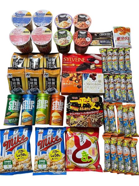 【まとめ売り】カップ麺 カップスープ スナック菓子 チョコ菓子 詰め合わせ