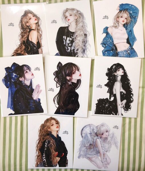 【C3】cottonmelody 様 人物ステッカー 〔バラ売り可〕 コラージュ