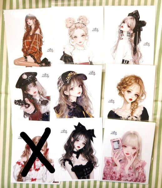 【C2】cottonmelody 様 人物ステッカー 〔バラ売り可〕 コラージュ